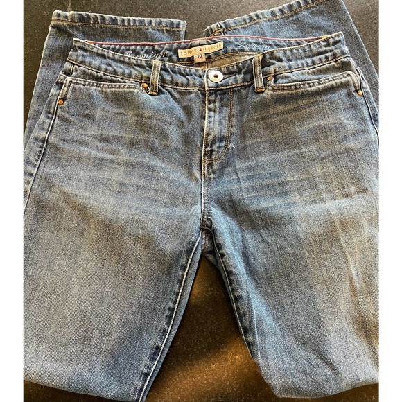 Vintage Tommy Hilfiger Portland Cowboy fit - Distressed Denim - Size 10 - Picture 1 of 9